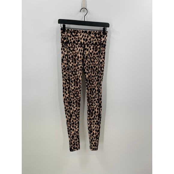 Victoria Secret Sport Full Length Leopard Leggings Size Extra Small - Picture 1 of 7